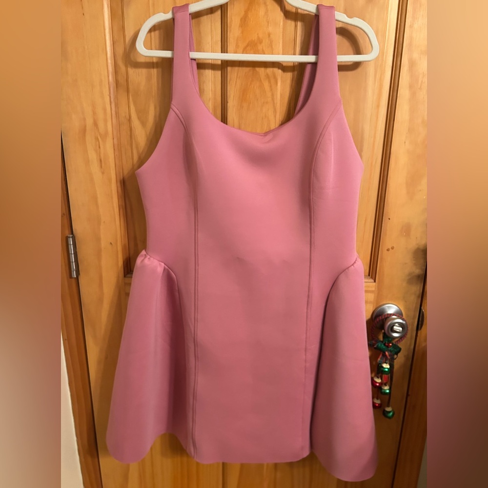 Maeve Sleeveless Seamed Fit & Flair Mini Dress- XL